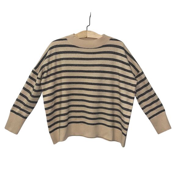 HATCH Clementine 100% Merino Wool Triple Stripe Maternity Sweater Size 0 or XS - Picture 1 of 6